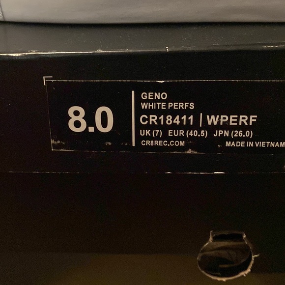 Creative Recreation Geno White Perfs - Picture 5 of 5